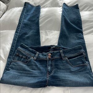 Hudson Womens Blue Jeans. Collin Skinny Supermodel!